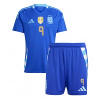 Dětský fotbalový dres Argentina Julian Alvarez #9 Copa America 2024 Venkovní Krátký Rukáv (+ trenýrky)